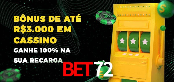 Bet72 melhor bônus de depósito